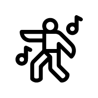 dancing icon