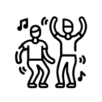 dancing icon